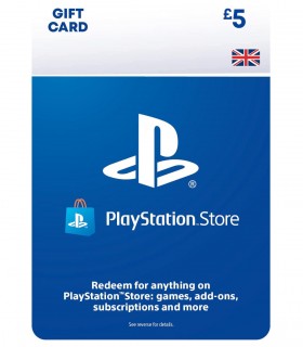 گیفت کارت 5 پوندی پلی استیشن انگلیس