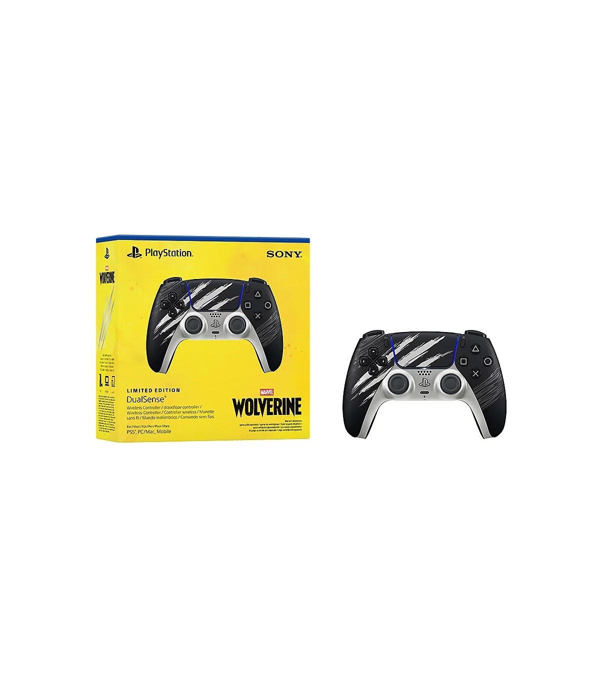 دسته بازی دوال سنس طرح Marvel's Wolverine لیمیتد ادیشن برای PS5
