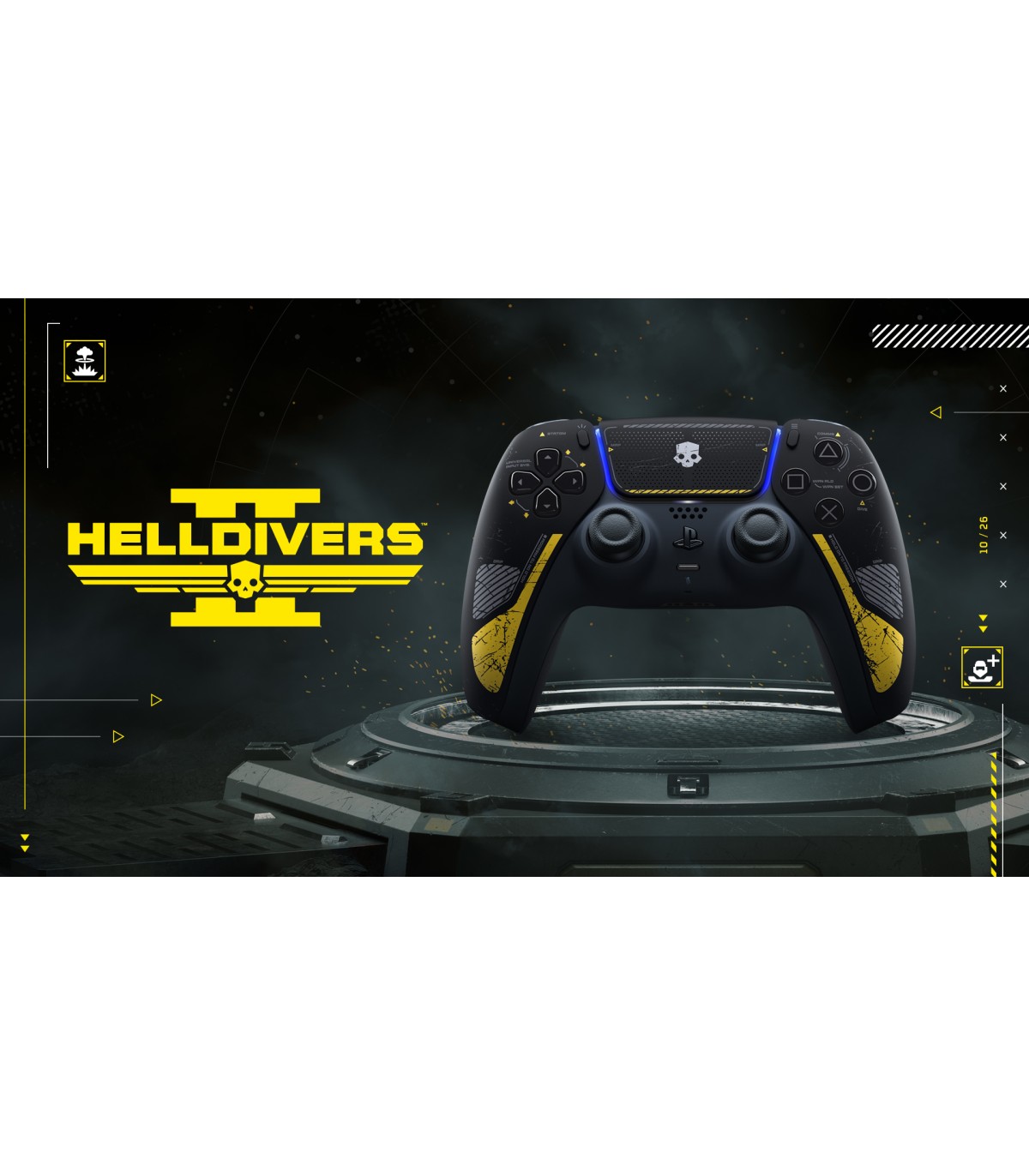دسته بازی پلی استیشن 5 دوال سنس طرح Helldivers 2 نسخه محدود