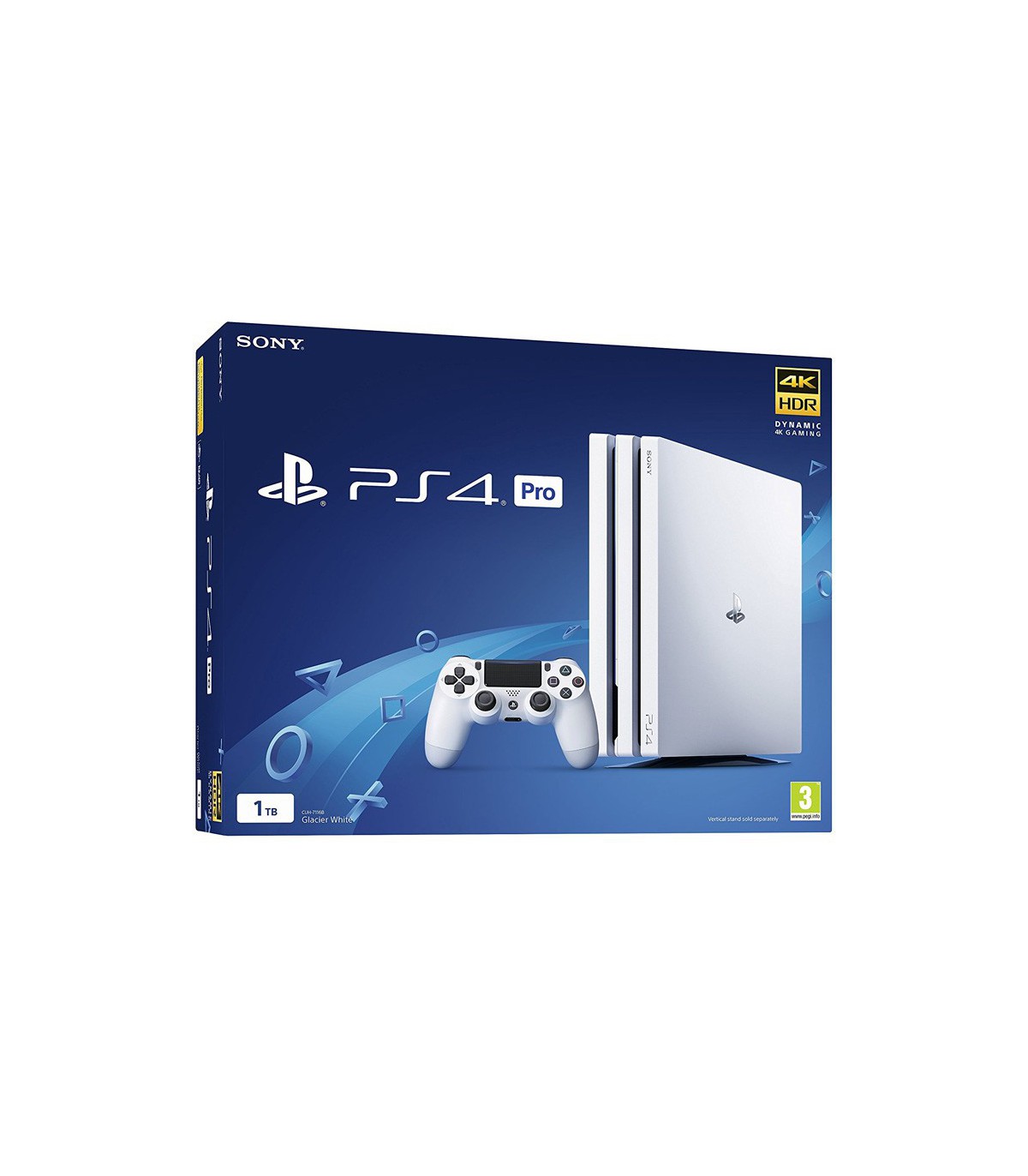 کنسول پلی استیشن 4 پرو سفید PlayStation 4 Pro 1TB  White Glacier