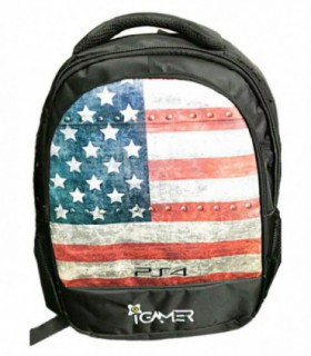 کیف کنسول PS4 آی گیمر مدل کوله پشتی طرح Flag