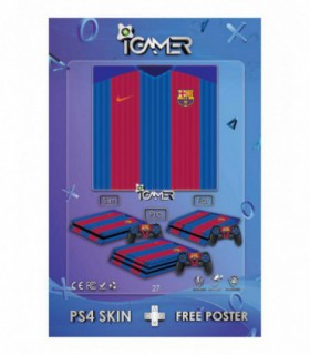 اسکین PS4 اسلیم طرح Barca