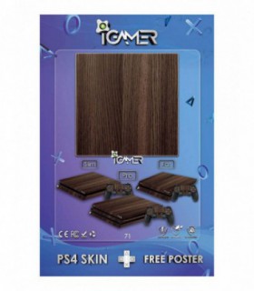 اسکین PS4 اسلیم طرح Wood