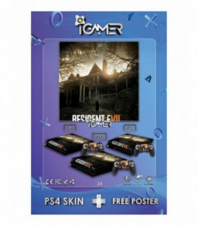 اسکین PS4 اسلیم طرح Resident Evil