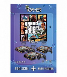 اسکین PS4 آی گیمر طرح video game - 2