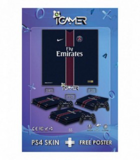 اسکین PS4 طرح Paris Saint-Germain