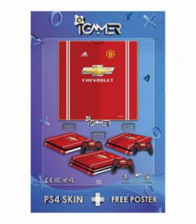 اسکین PS4 طرح Manchester United