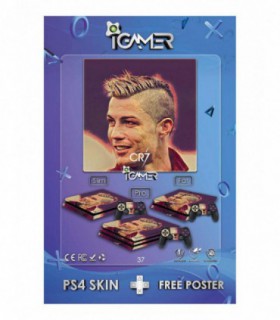 برچسب پلی استیشن Pro طرح  2-CR7