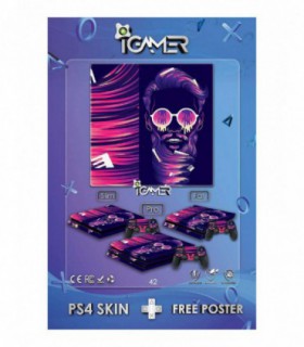 برچسب پلی استیشن طرح Mr.Tech