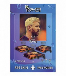 برچسب پلی استیشن Pro  طرح Messi