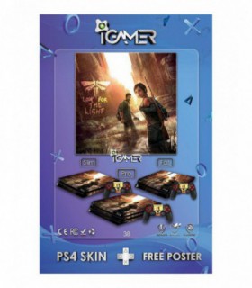 برچسب پلی استیشن Pro  طرح look for the light