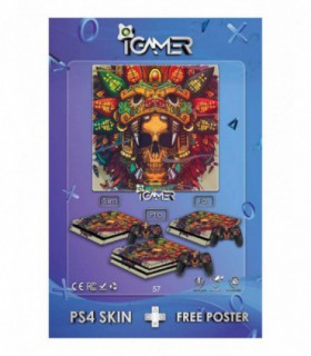 اسکین PS4  طرح Skelton