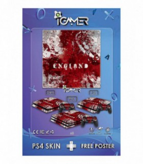اسکین PS4 اسلیم طرح Bloody England