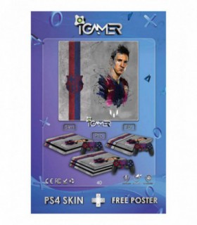 اسکین PS4 اسلیم طرح Messi