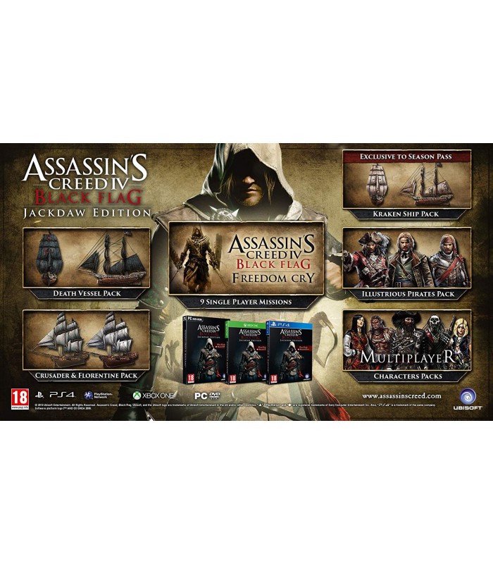 بازی Assassin's Creed IV Black Flag Jackdaw Edition - پلی استیشن 4