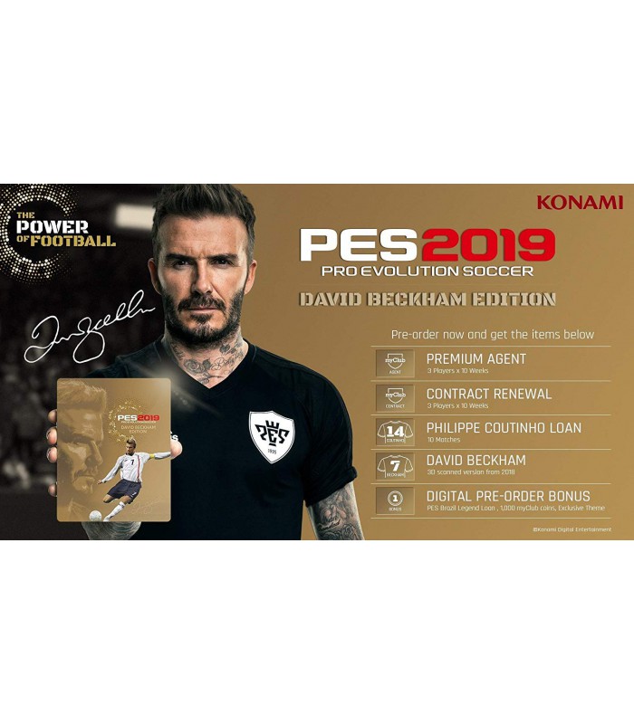 بازی PES 2019 David Beckham Edition - پلی استیشن 4