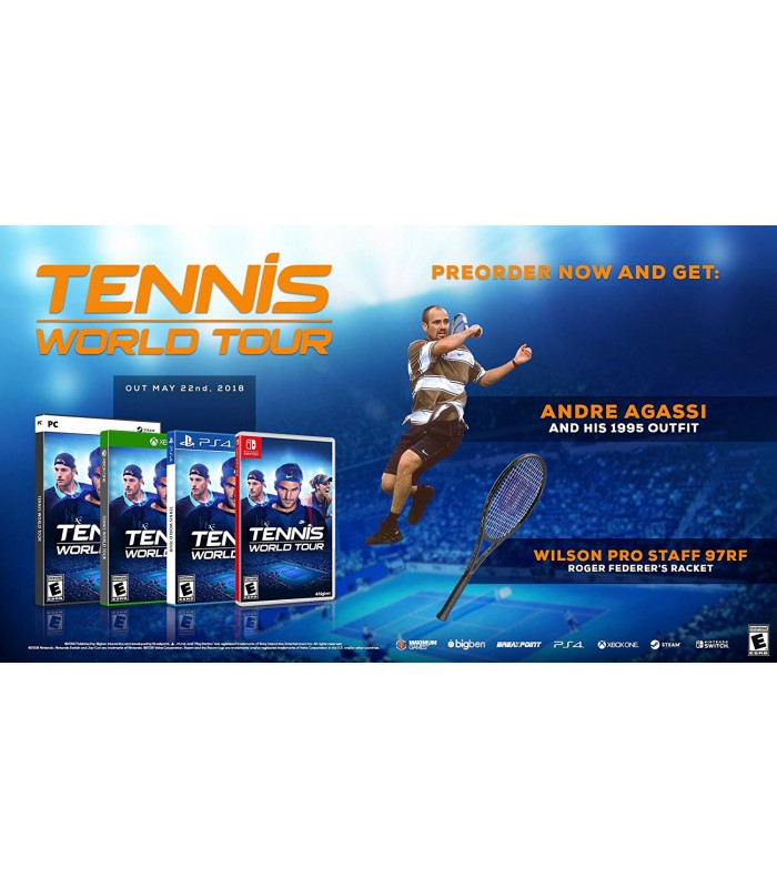 بازی Tennis World Tour کارکرده - پلی استیشن 4