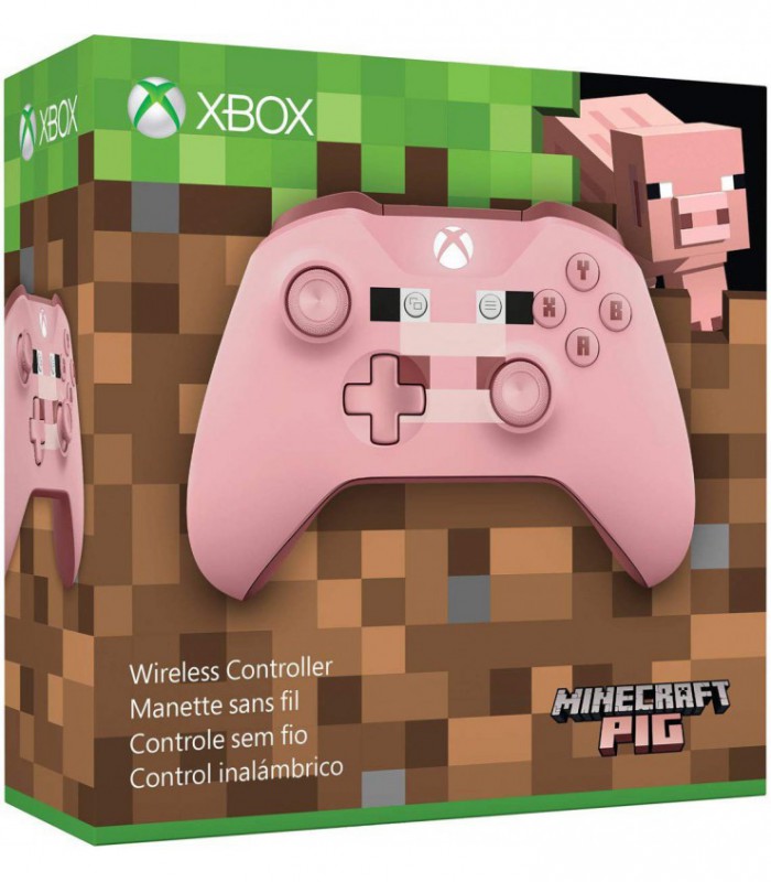 دسته بازی Xbox Wireless Controller - Minecraft Pig صورتی