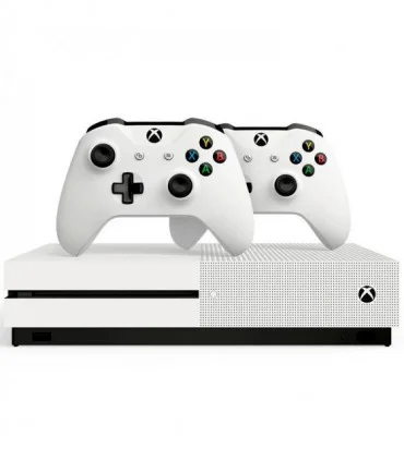 کنسول بازی Xbox One S سفید 1 ترابایت همراه با 2 دسته