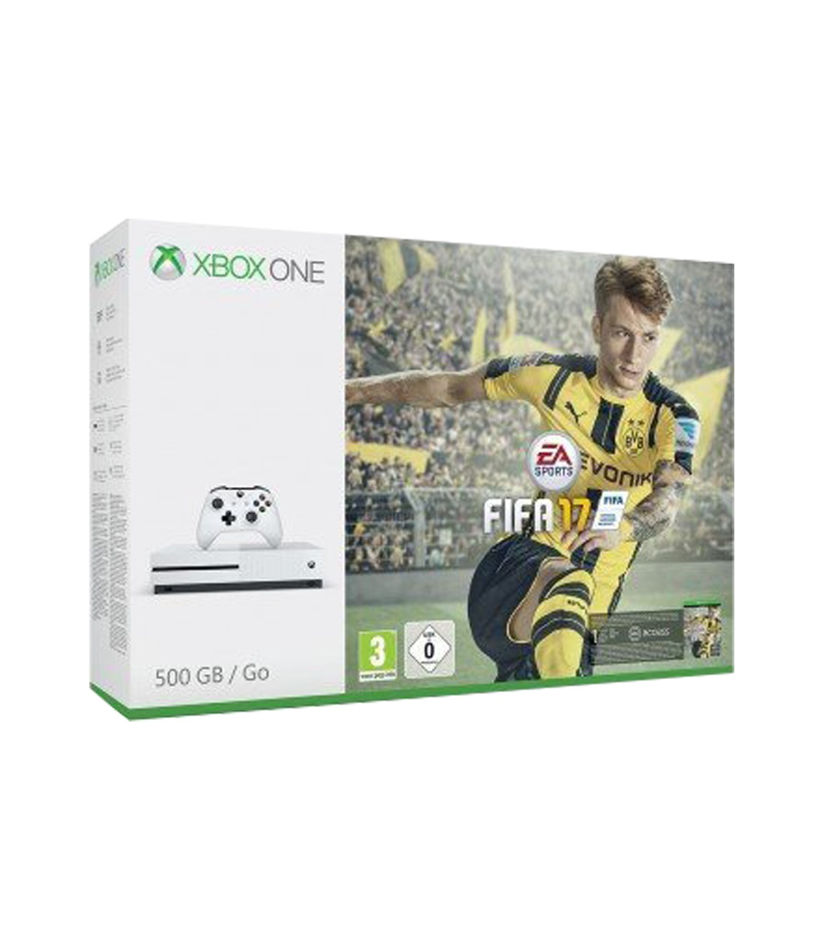کنسول بازی Xbox One S باندل FIFA17  ظرفیت 500 GB