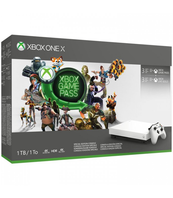 کنسول بازی ایکس باکس وان ایکس 1 ترابایت سفید Xbox One X 1 TB