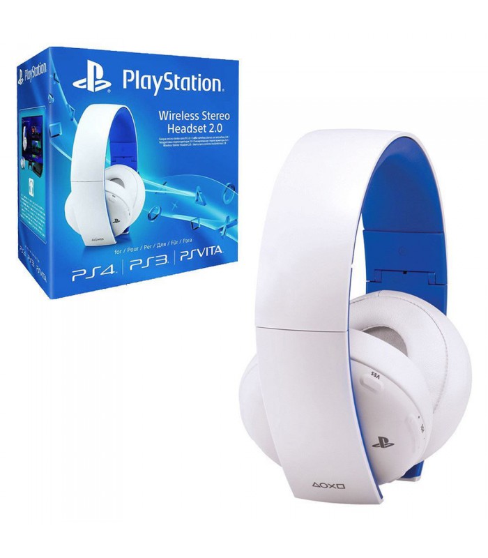 هدست پلی استیشن ورژن ۲ سفید Sony PlayStation Wireless Stereo