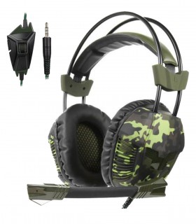 هدست گیمینگ طرح ارتشی Gaming Headset Sades SA921plus