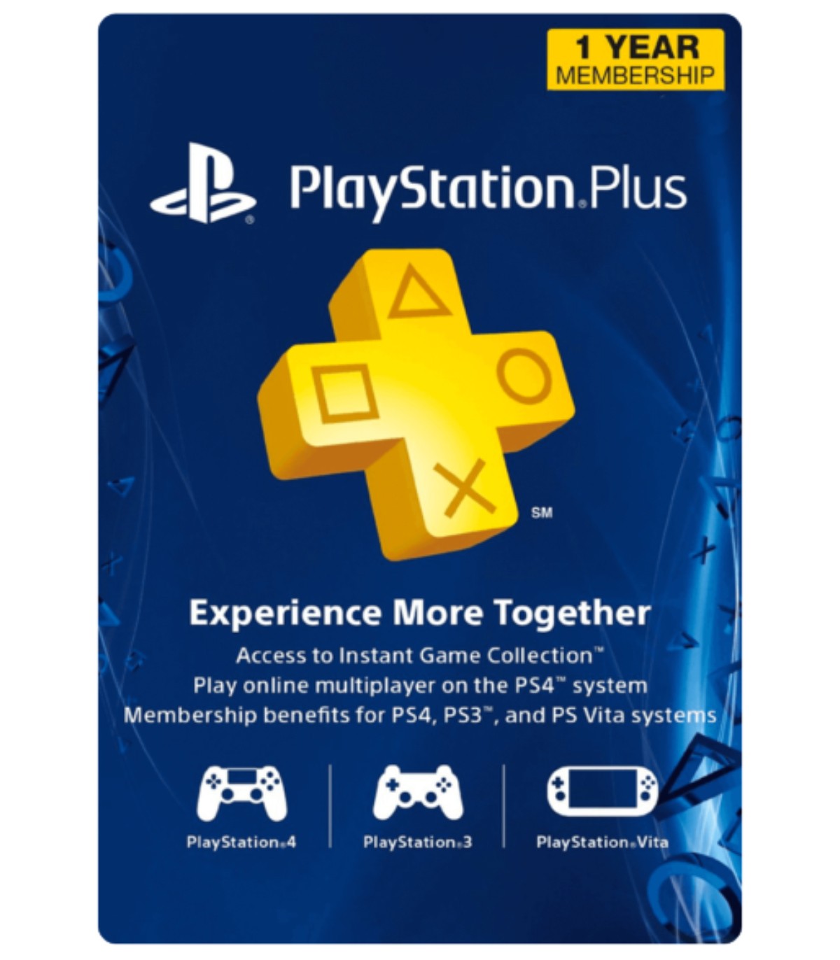 پلی استیشن پلاس یک ساله آمریکا Sony PlayStation Plus 1 Year