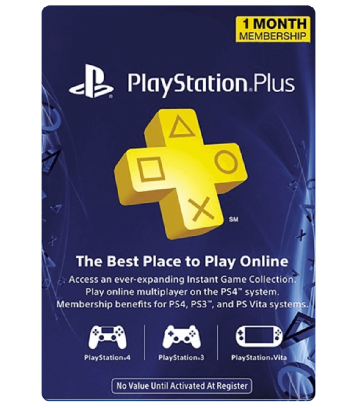 پلی استیشن پلاس یک ماهه آمریکا Sony PlayStation Plus 1 Months