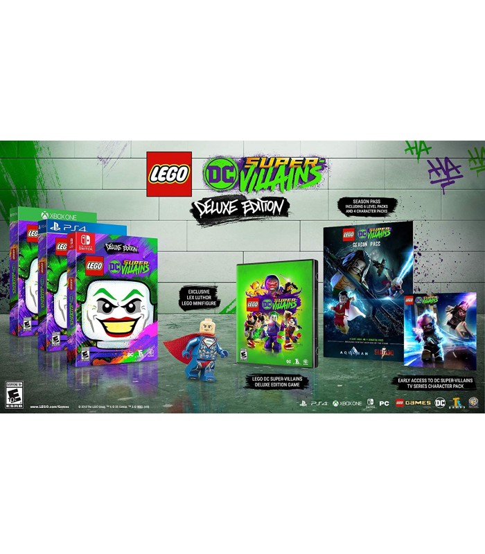 بازی LEGO DC Super-Villains Deluxe Edition کارکرده - ایکس باکس