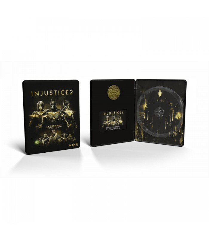بازی Injustice 2 Legendary Edition Day One Limited Steelbook کارکرده - پلی استیشن ۴