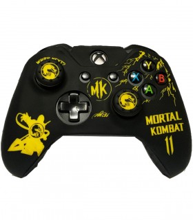 روکش دسته ایکس باکس وان + محافظ سر آنالوگ طرح Mortal Kombat 11