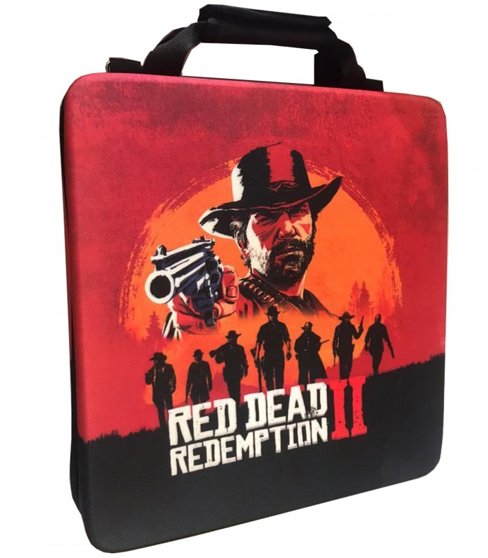 کیف حمل ضد ضربه برای پلی استیشن ۴ طرح Red Dead Redemption 2