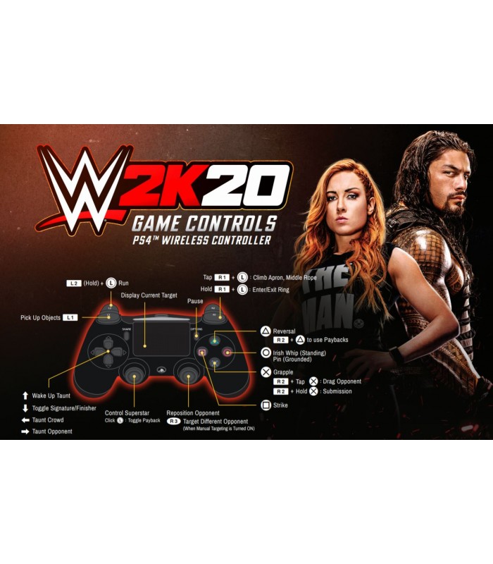 بازی WWE 2K20 کارکرده - پلی استیشن 4