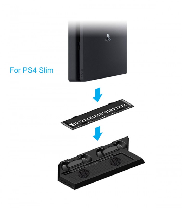 استند شارژر و خنک کننده Dobe برای PS4 / Slim