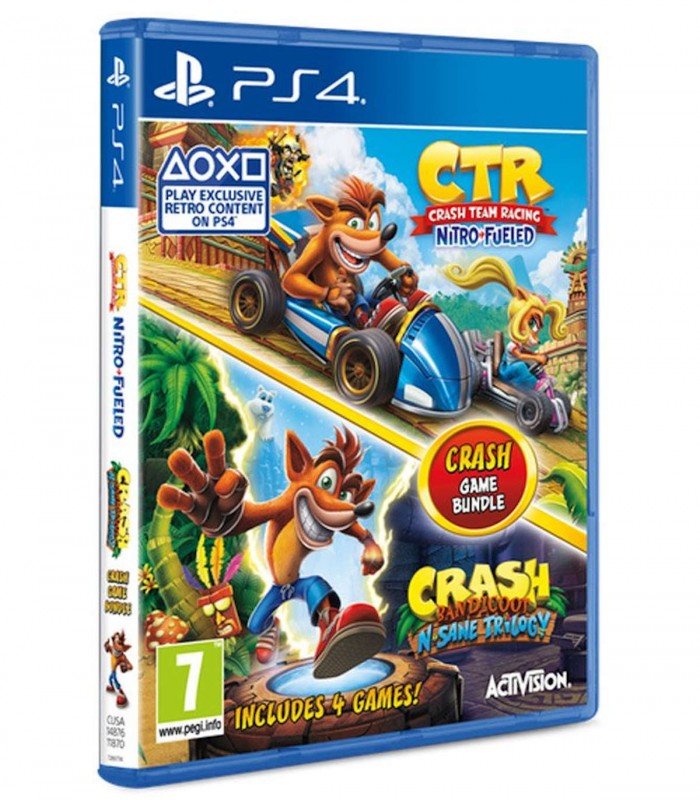 بازی Crash Team Racing Nitro-Fueled و Crash Bandicoot N.Sane