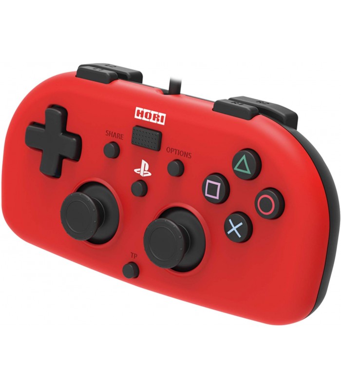 دسته بازی سیم دار PS4 Mini HORI - مشکی/قرمز