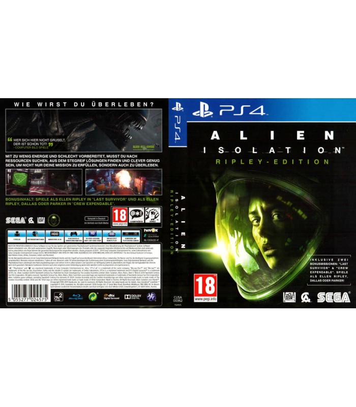 بازی Alien: Isolation کارکرده - پلی استیشن 4