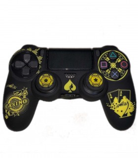 روکش دسته پلی استیشن 4 مدل Casino همراه با ۲ عدد محافظ آنالوگ