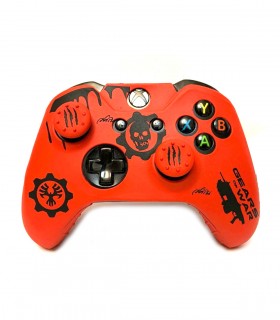 روکش دسته ایکس باکس وان مدل Gears Of War همراه با ۲ عدد محافظ