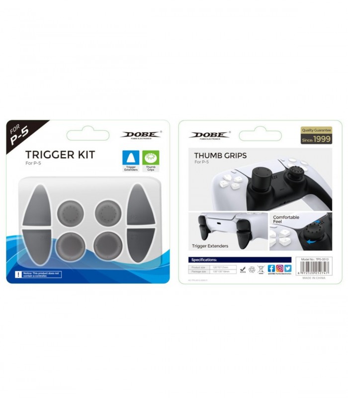 کیت تریگر و محافظ دسته پلی استیشن 5 Dobe Trigger Kit for