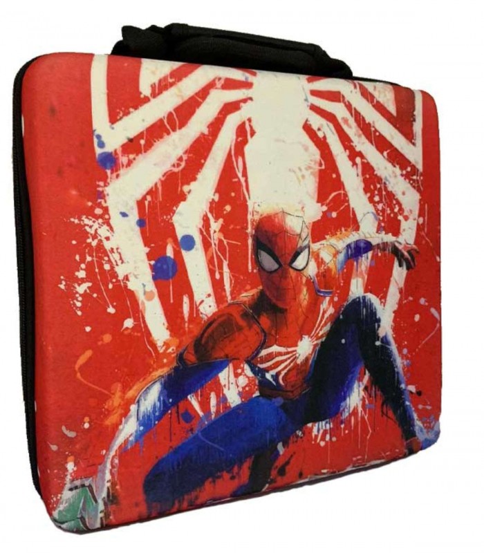 کیف حمل ضد ضربه برای پلی استیشن 4 اسلیم طرح Spider-Man