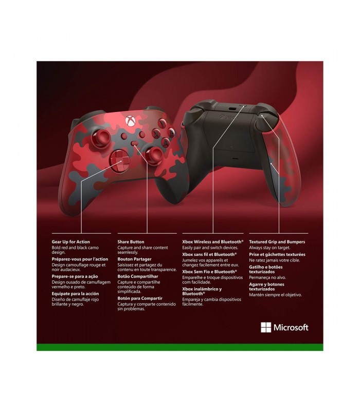 دسته Xbox Wireless Controller طرح Daystrike Camo Special