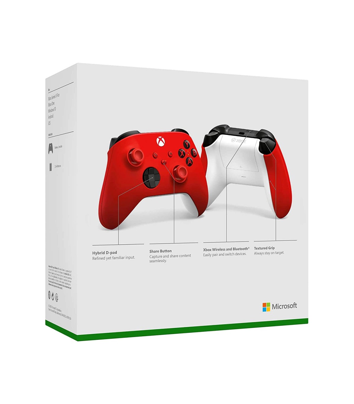 دسته Xbox Wireless Controller طرح Pulse Red برای ایکس باکس سری