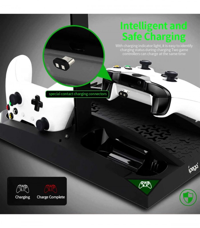 استند خنک کننده 6 کاره Ipega برای Xbox One/Xbox One X/Xbox One S