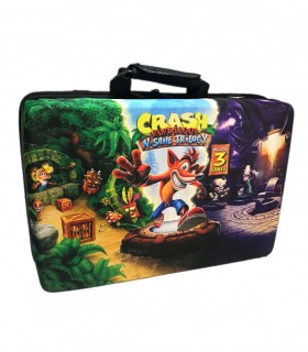 کیف حمل پلی استیشن 5 طرح Crash Bandicoot