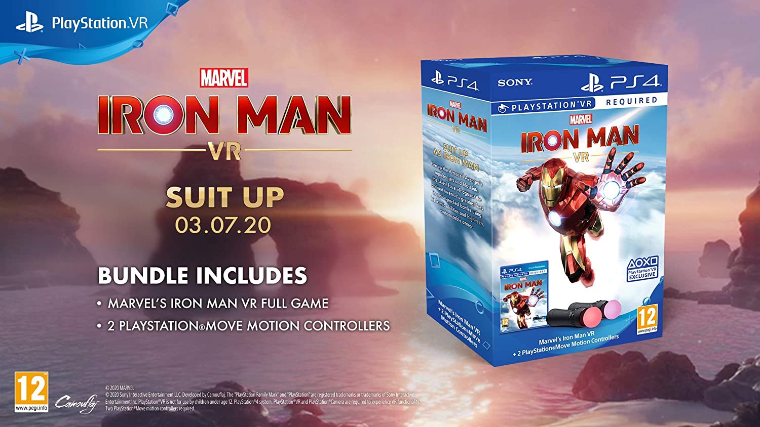 Marvel’s Iron Man VR – PlayStation Move Controller Bundle