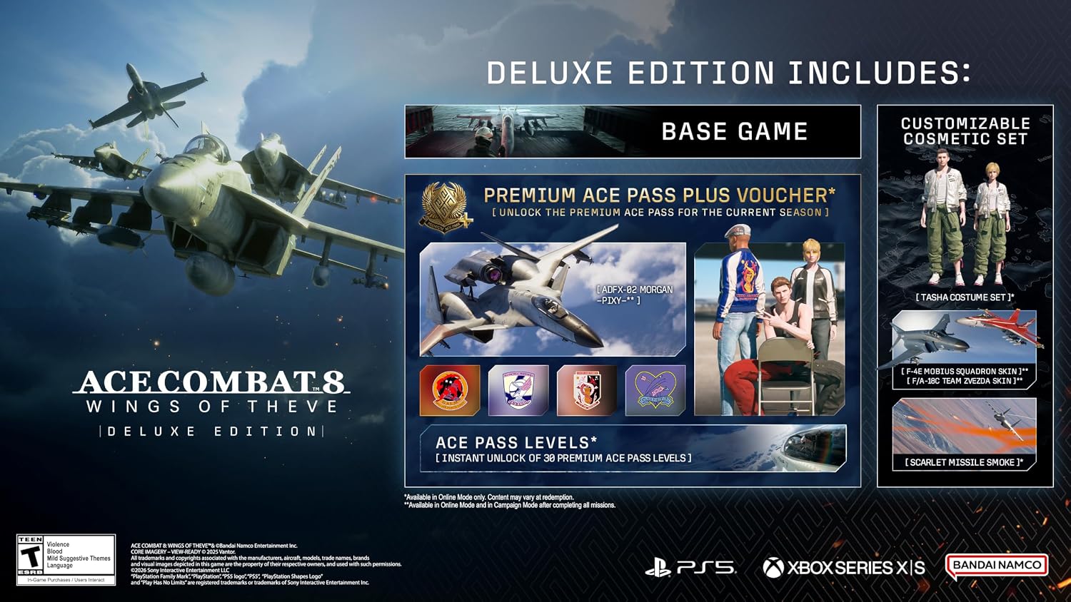 گرافیک شگفت‌انگیز ابرها و پرواز در Ace Combat 8