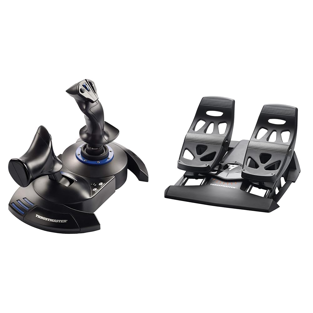 سازگاری با پدال‌های خلبانی Thrustmaster
