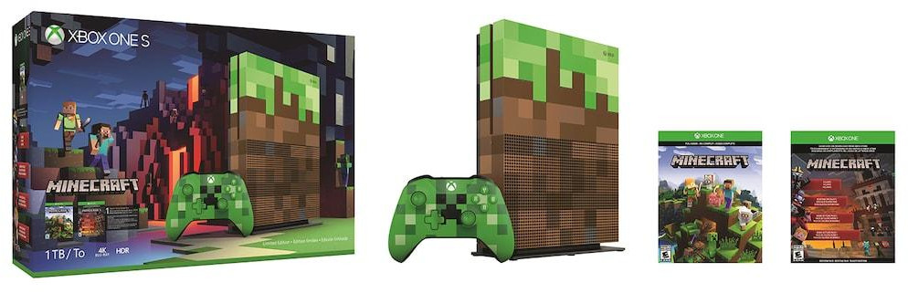 xbox one s minecraft edition